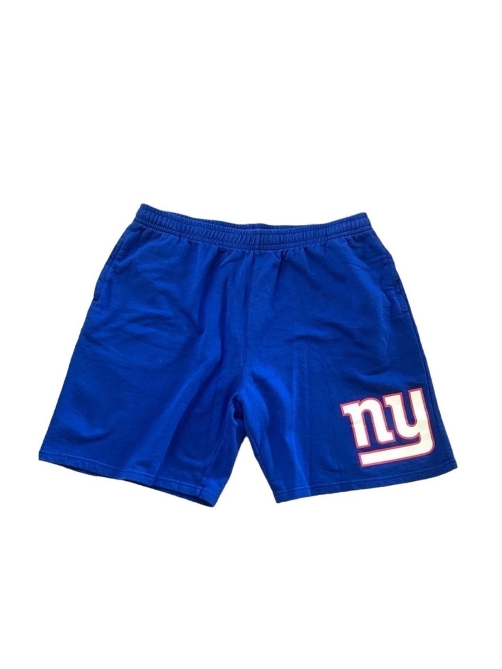 NFL New York Giants Blue Logo Sweatshorts‎ Size XL